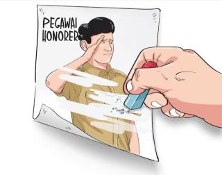 Gaji Honorer Desa Intan Jaya Belum Dibayar, Diduga Kades saat itu cuma Bisa Berdalih