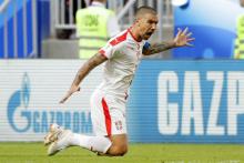 Aleksandar Kolarov, Pahlawan Serbia Lawan Kosta Rika