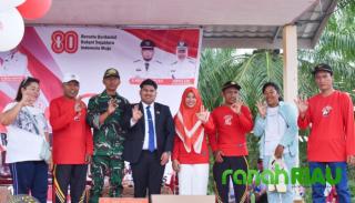 Dihadiri Ratusan Masyarakat, Wakil Ketua I DPRD Bengkalis Hadiri Semarak HUT RI ke 80