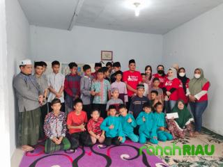 Bagikan Sembako di Panti Asuhan, BPM Riau didoakan Puluhan anak Yatim