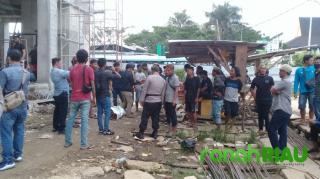 Pekerja Proyek Senilai Rp.42,7 Milyar di RSUD PH Tembilahan Menuntut Gaji