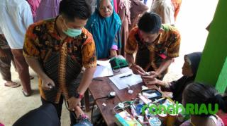 Bekerjasama dengan BMT Inhu, Dompet dhuafa bantu korban pasca asap