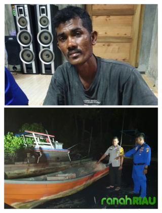 Nelayan asal Malaysia hanyut di selamatkan oleh Nelayan Kembung Baru