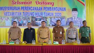 Musrenbang Kecamatan Tapung Hilir Dibuka, Ini Pesan Bupati Kampar