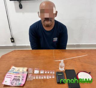 Miliki 14 Paket Sabu, YP di Ringkus Polsek Mandau