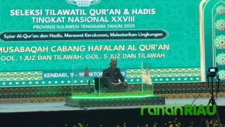 Kafilah Riau Melaju ke Babak Final STQH Nasional Melalui Cabang Hafiz 5 Juz dan Tilawah