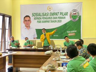 Gelar sosialisasi 4 Pilar MPR RI, Edwin; Olahraga adalah Miniatur kehidupan sehari-hari