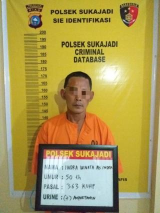 Seorang Tersangka Curanmor Diamankan Polsek Sukajadi Setelah Melakukan Aksi