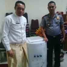 Diskop Pekanbaru Ekspos Mesin Sederhana Penghalau Asap