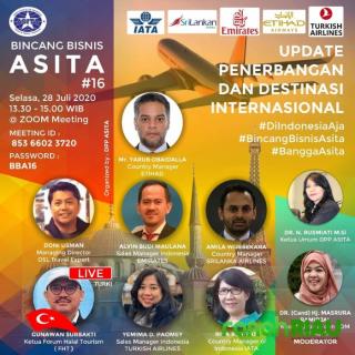 Travelling dimasa Pandemi, Presiden ASITA: Para Agent Travel harus Optimis dan Semangat