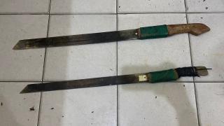 Polsek LTD Amankan 2 Bilah Parang, yang Diduga Digunakan Pelaku di Perumahan RAPP