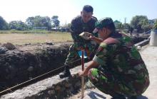 Pematokan Terus Dilakukan Agar Pekerjaan TMMD Sesuai Perencanaan