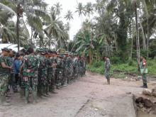 TMMD ke 104, Didik Kedisiplinan Mahasiswa Lewat Apel Pagi