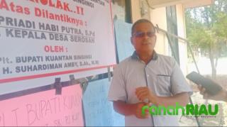 Sesalkan Pernyataan PJ Kades Serosa, Datuk Paduko : Pernyataan Nofri Melukai Hati Kami