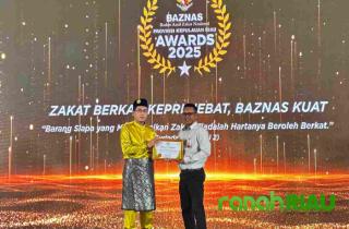 Terbaik dalam Komitmen dibidang Zakat, BRKS Pamedan dapat Award dari Baznas 2025