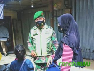 Tegakkan Disiplin, Serma Zulkifli Laksanakan Sosialisasi Protokol Kesehatan