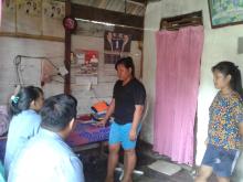 TNI Koordinasi Dengan Mahasiswa dan Kades Rusoh, Pendataan BPJS Kesehatan