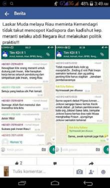 Ketua DPP LM2R Kecam Dua Pejabat Kepala Dinas Kep. Meranti terkait Politik Praktis