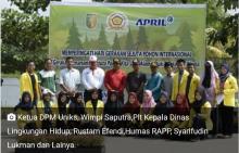 DPM UNIKS Kuansing Lakukan Penghijauan Danau Wisata Desa Koto Kari