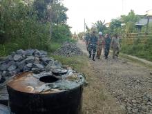  TMMD Pembuatan Jalan Produksi Dipercepat hari ke 17