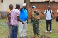 Kontingen Garuda Laksanakan Pembersihan Sampah di Universitas Bangui Afrika