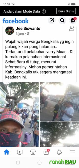 Malaysia Lockdown, Warga Bengkalis Gagal Pulang Melalui Pelabuhan BSSR