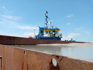 Pengerukkan Pasir PT Logo Mas Utama, Turun Drastis Pendapatan Para Nelayan di Rupat Utara