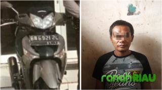 Polsek Tapung Hilir Tangkap DPO Kasus Curanmor