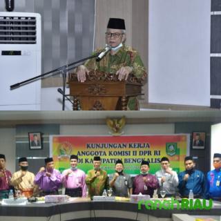 Kunker dan Reses Anggota DPR RI Dr. H Syamsurizal, SE.MM ke Pemkab Bengkalis