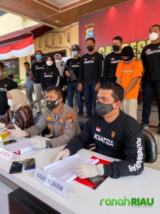 Polres Bengkalis Ringkus Pelaku Pembunuhan Sadis Anak Dibawah Umur