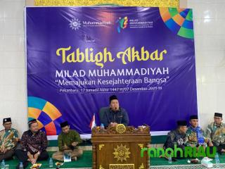 Semarak Milad Muhamadiyah, PDM Pekanbaru luncurkan Layanan Haji Umrah berbasis Amanah dan Pencerahan