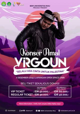 BEM UNRI Adakan Konser Amal Untuk Palestina Saat Event UNRI EXPO