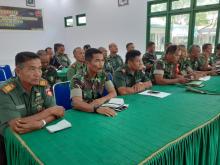 Tamu Upacara TMMD Reg 105 Tegal Transit di Balai Desa Jatimulya