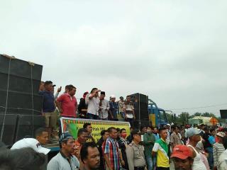 Masyarakat 4 Desa Duri XIII Gelar Aksi Damai, Tuntut Janji ke PT.HKI