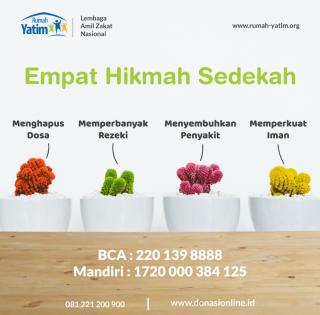Empat Hikmah Sedekah
