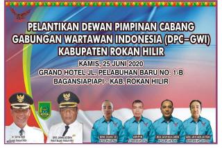 DPC-GWI Rohil Periode 2020-2023 Secara Resmi Dilantik oleh Ketua DPD GWI Riau