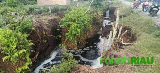 Kondisi Parit Tanah Gambut Desa Penampi Butuh Perhatian dari Pemkab Bengkalis