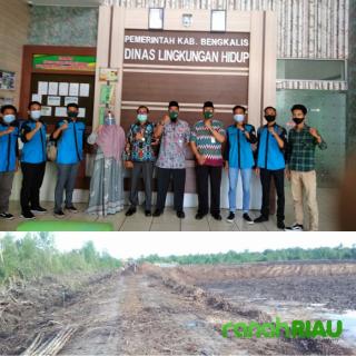 Audensi ke DLH Bengkalis, HPMR-B Pertanyakan Status Tambak Udang di Pulau Rupat