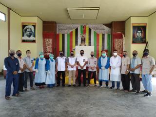 Kecamatan Kepenuhan Laksanakan Rapid Test Sebanyak 121 Orang Penyeleggara PILBUP