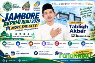 Selain Hadirkan Koh Denis Lim pada Puncak Jambore BKPRMI, DPW Riau juga Gelar Berbagai Event