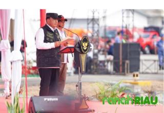 Bupati Bengkalis Ikuti Apel Karhutla Tingkat Nasional di Pekanbaru