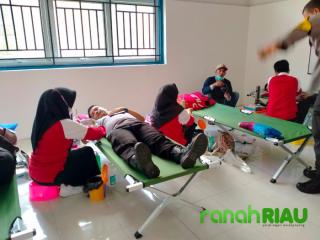  PWI Bengkalis Sukses Laksanakan Donor dan Cek Kesehatan Gratis