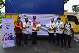 PLN UIP3BS Serahkan Bantuan 6 ton ke Lumbung Pangan RW Siaga Covid-19