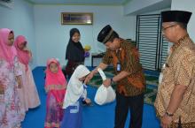DKM Nurul Iman Bakamla RI Terima Silaturahmi Anak Yatim