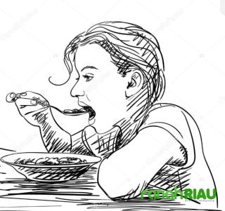 Puisi tentang Makanan: Makan Perlahan, karya Cut Hani Bustanova