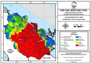 Terdeteksi 247 Hotspot, Hari ini Riau merupakan Jumlah tertinggi Hotspot di Sumatera