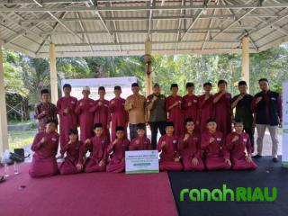 Peresmian dan Program Benah Mushola, IZI Kunjungi Ponpes Baitul Quran