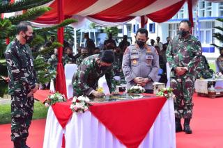 Kekompokan dan Sinergitas, Panglima dan Kapolri Kunjungi Lembaga Pendidikan TNI dan Polri
