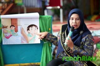 Bunda PAUD Riau Kunjungi TK Pembina 3, Edukasi Anak-Anak untuk Patuh pada Orang Tua