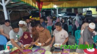 Keluarga Besar Polsek Kuantan Mudik, Merajut Silaturahmi di Momen Buka Bersama